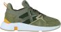 Munich Groene Casual Textiel Sneakers oor Heren Green Heren - Thumbnail 6