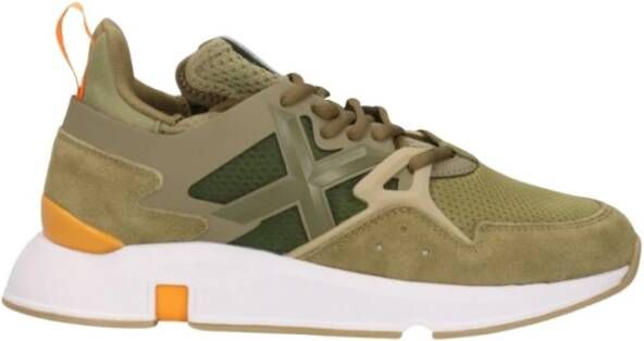 Munich Groene Casual Textiel Sneakers oor Heren Green Heren