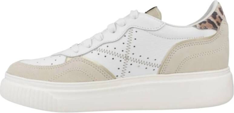 Munich Leren Suiker Sneakers Multicolor Dames