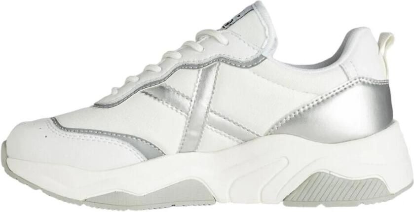 Munich Dames Wave 139 Leren Nylon Sneakers White Dames - Foto 2