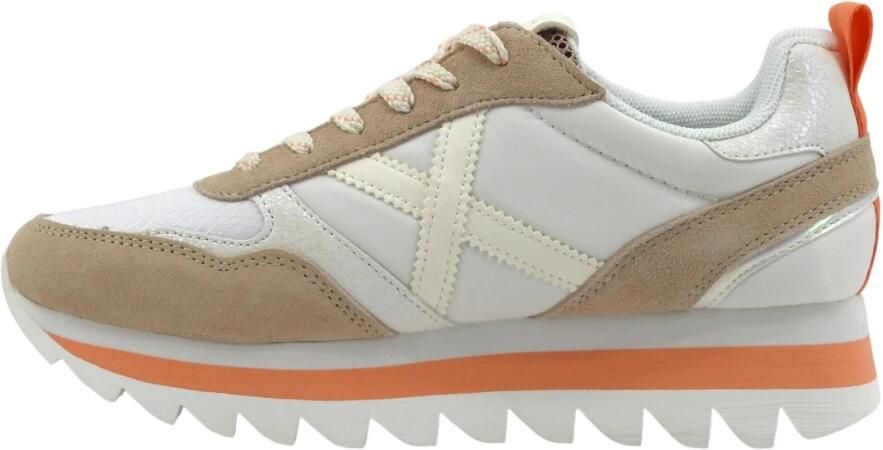 Munich Witte Sneakers Urban Ripple Fusion Multicolor Dames