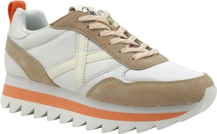 Munich Witte Sneakers Urban Ripple Fusion Multicolor Dames