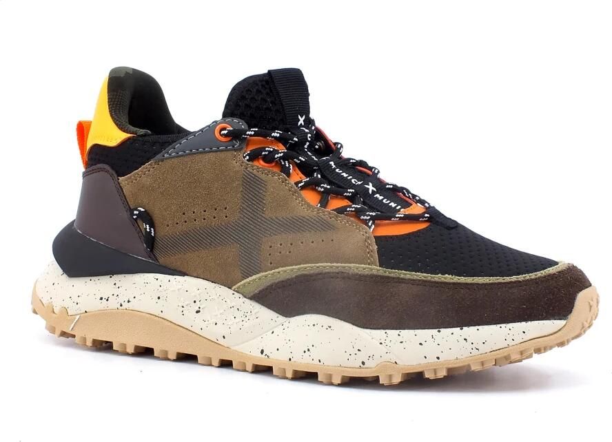 Munich Bruine Sneakers Stijl: Doro 25 Brown Heren