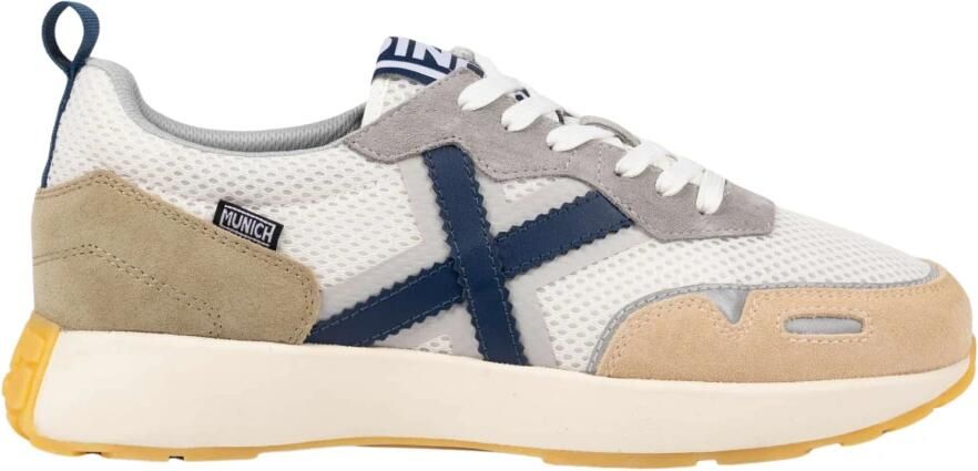 MUNICH Sneakers laag 'Xemine' navy taupe wit - Foto 7