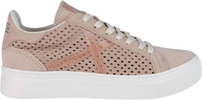 Munich Nude Platform Sneakers Multicolor Dames