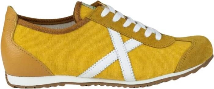 Munich Osaka 567 Sneaker Wit Geel Contrast Yellow Heren