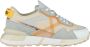 Munich Oranje Casual Textiel Sneakers oor Dames Multicolor Dames - Thumbnail 4