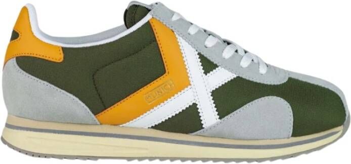 Munich Retro Casual Leren Sneakers Multicolor Heren