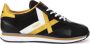 Munich Retro Geïnspireerde Veterschoenen Zwart Goud Multicolor Heren - Thumbnail 6