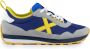Munich Retro Stijl Sneaker Blauw Suède Multicolor Heren - Thumbnail 1