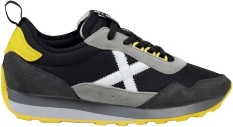 Munich Retro Stijl Sneaker Zwart