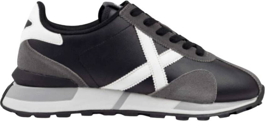 Munich Retro Stijl Zwarte Sneaker