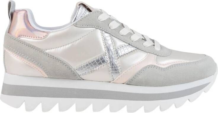 Munich Ripple Wit Grafisch Sportieve Sneaker