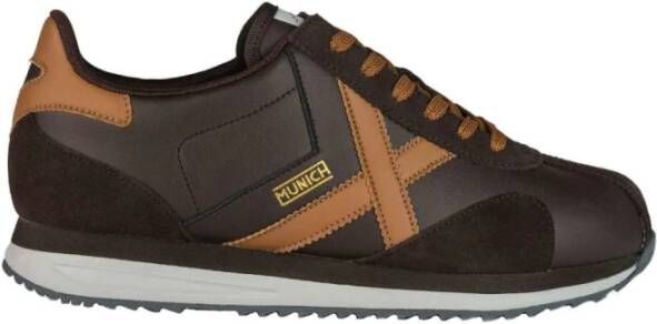 Munich Sapporo 177 Bruine Suiker Retro Sneaker Brown Heren