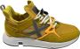 Munich Sneaker van suède en nylon rubberen zool Yellow Heren - Thumbnail 1