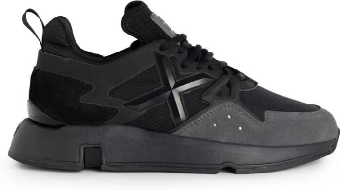 Munich Zwarte Sneakers voor Heren Black Heren