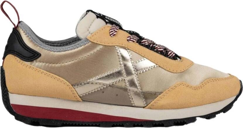 Munich Retro Dubbele Zool Sneaker Multicolor Dames