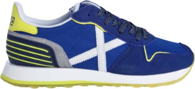 Munich Blauw Navy Massana 461 Su de Textiel Sneakers Blauw Heren