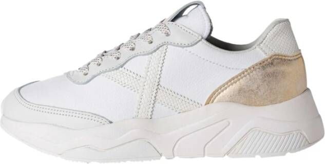 Munich Moderne Wave Sneaker met Gedurfde Zool White Dames