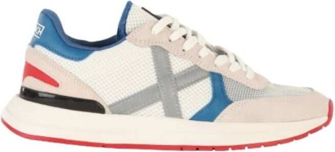 Munich Soon 44 Sneaker Hardloopschoenen Wit Blauw Grijs Heren