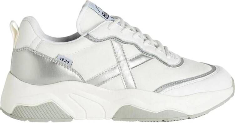 Munich Dames Wave 139 Leren Nylon Sneakers White Dames