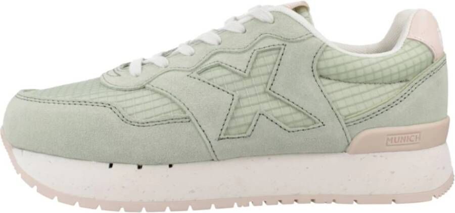 Munich Stijlvolle Dash Sky Sneakers Green Dames