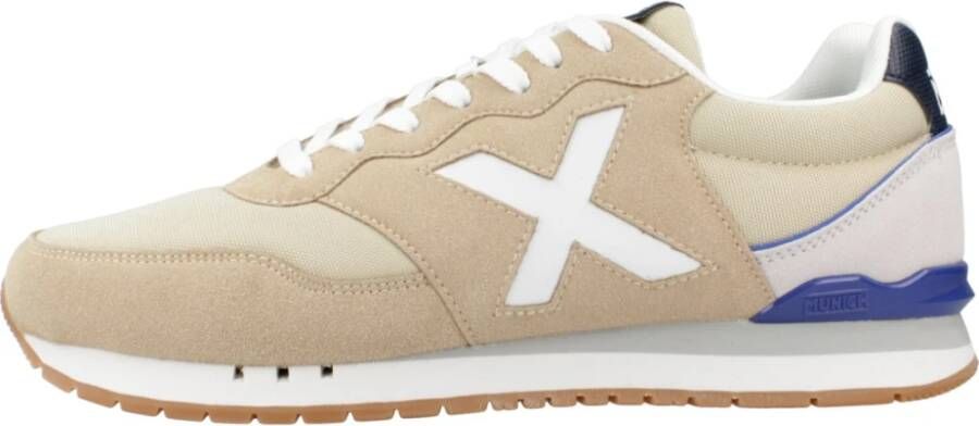 Munich Stijlvolle Dash Sneakers voor Mannen Beige Heren