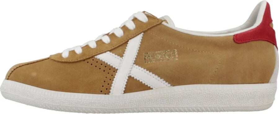 Munich Stijlvolle Sneakers voor Mannen Brown Heren