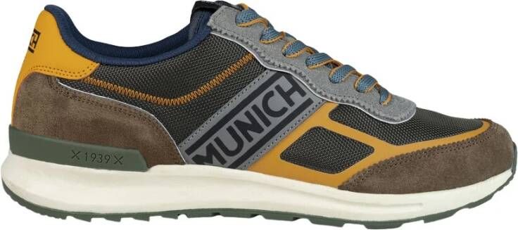 Munich Vintage Corsa Sneakers in Khaki Multicolor Heren