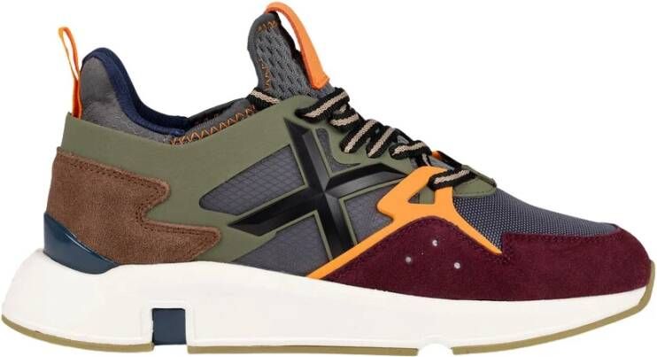 Munich Vintage-geïnspireerde Sneaker met Innovatief Design Multicolor Heren
