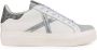Munich Witte en zilveren sneakers met dierenprint White Dames - Thumbnail 1