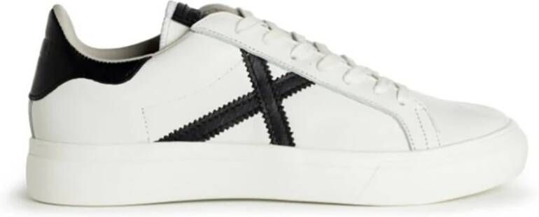 Munich Witte Leren Sneakers Rete 80 Wit Heren