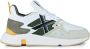 Munich Witte Sneakers met Groene en Oranje Details Multicolor Heren - Thumbnail 11