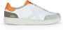 Munich Witte Sneakers met Oranje Hiel Multicolor Heren - Thumbnail 1