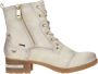 Mustang Beige Veterschoenen voor Dames Beige Dames - Thumbnail 1