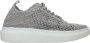 Mustang Beige Bloemen Sneakers voor Dames Gray Dames - Thumbnail 10