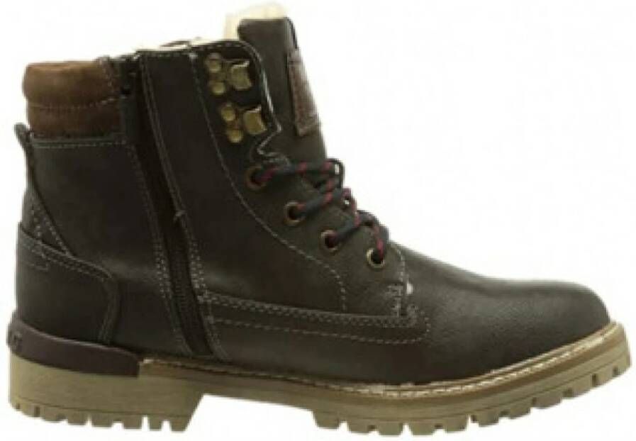 Mustang Grafiet Veterschoenen voor dames
