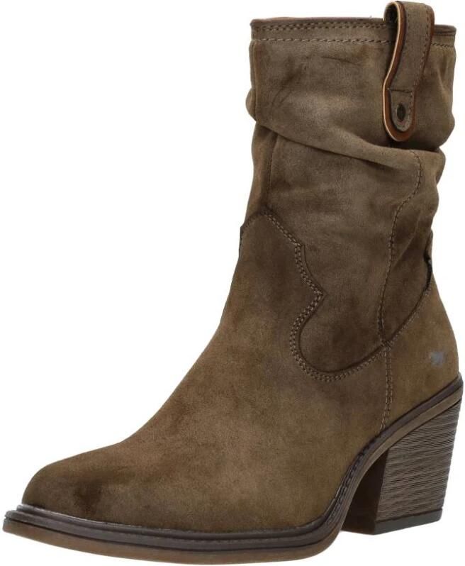 Mustang Shoes Cowboylaarzen met aangerimpelde slouchy-schacht