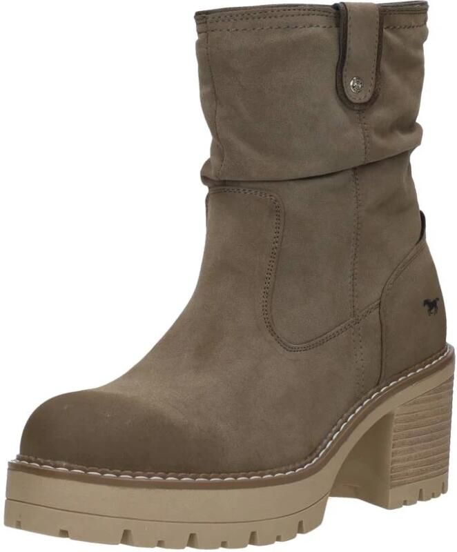 Mustang Enkellaarsjes Hak Enkellaarsjes Hak Taupe - Foto 3