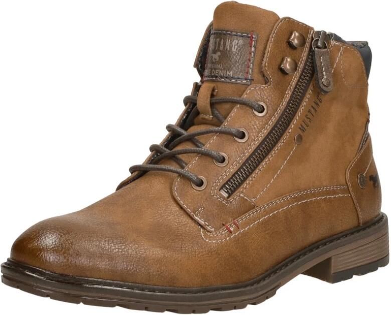Mustang Shoes Veterlaarzen met rits aan de buitenkant - Foto 2