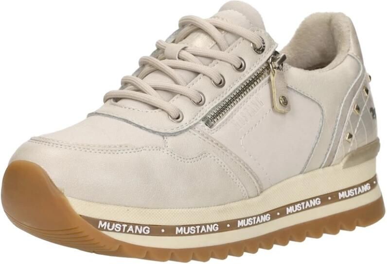 Mustang Sneakers Laag Sneakers Laag Gebroken wit - Foto 3