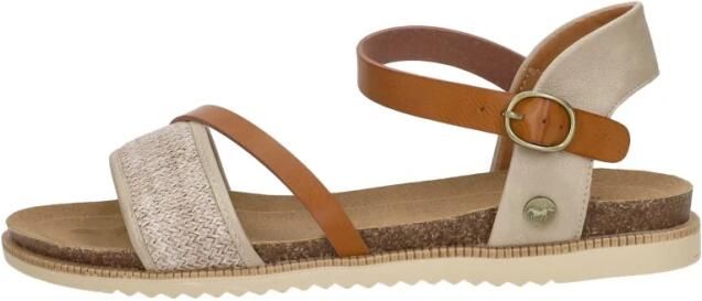Mustang Sandalen Plat Sandalen Plat beige - Foto 2