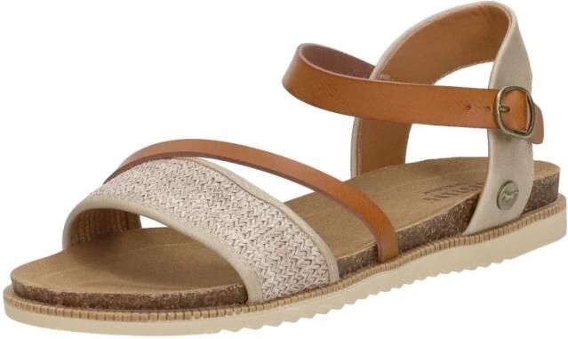 Mustang Sandalen Plat Sandalen Plat beige - Foto 3