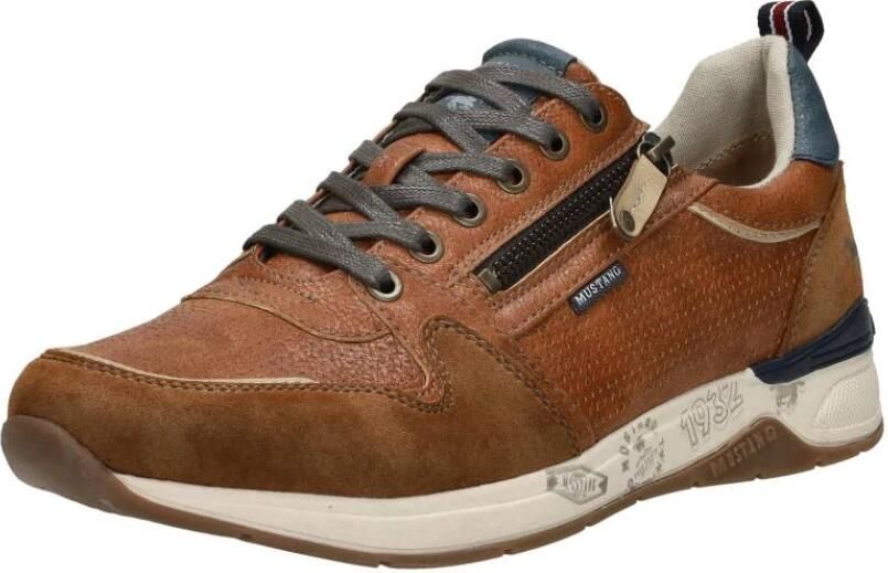 Mustang Sneakers Laag Sneakers Laag Cognac - Foto 3
