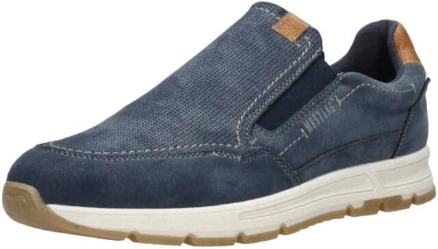 Mustang Schoenen Mannen 44 Blauw Polyester