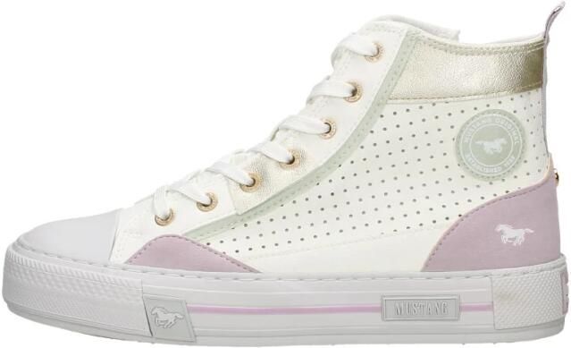 Mustang Veterschoenen Hoog Veterschoenen Hoog wit - Foto 2