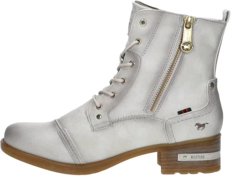 Mustang Beige Veterschoenen voor Dames Beige Dames - Foto 2