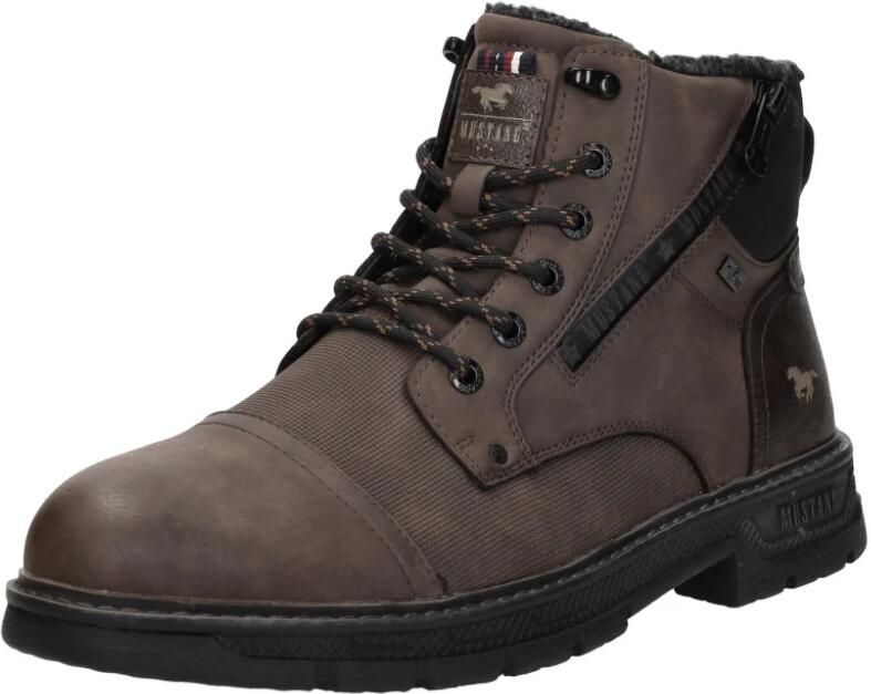 Mustang Veterschoenen Hoog Veterschoenen Hoog donkerbruin