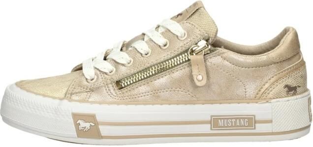 Mustang Veterschoenen Laag Veterschoenen Laag goudkleur - Foto 5