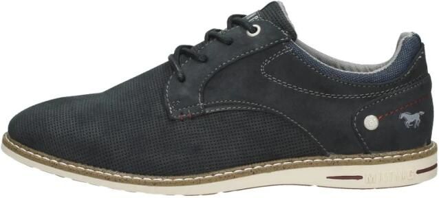 Mustang Shoes Veterschoenen vrijetijdsschoen lage schoen veterschoen met perforatie